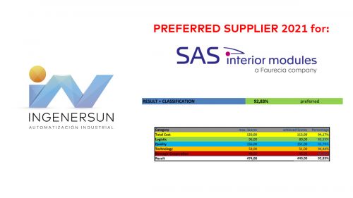 SAS Interior modules Preferred Supplier